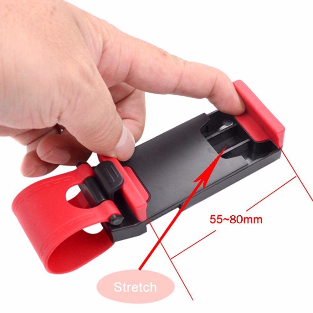 Soporte Celular Gps Carro Timón Volante img #4