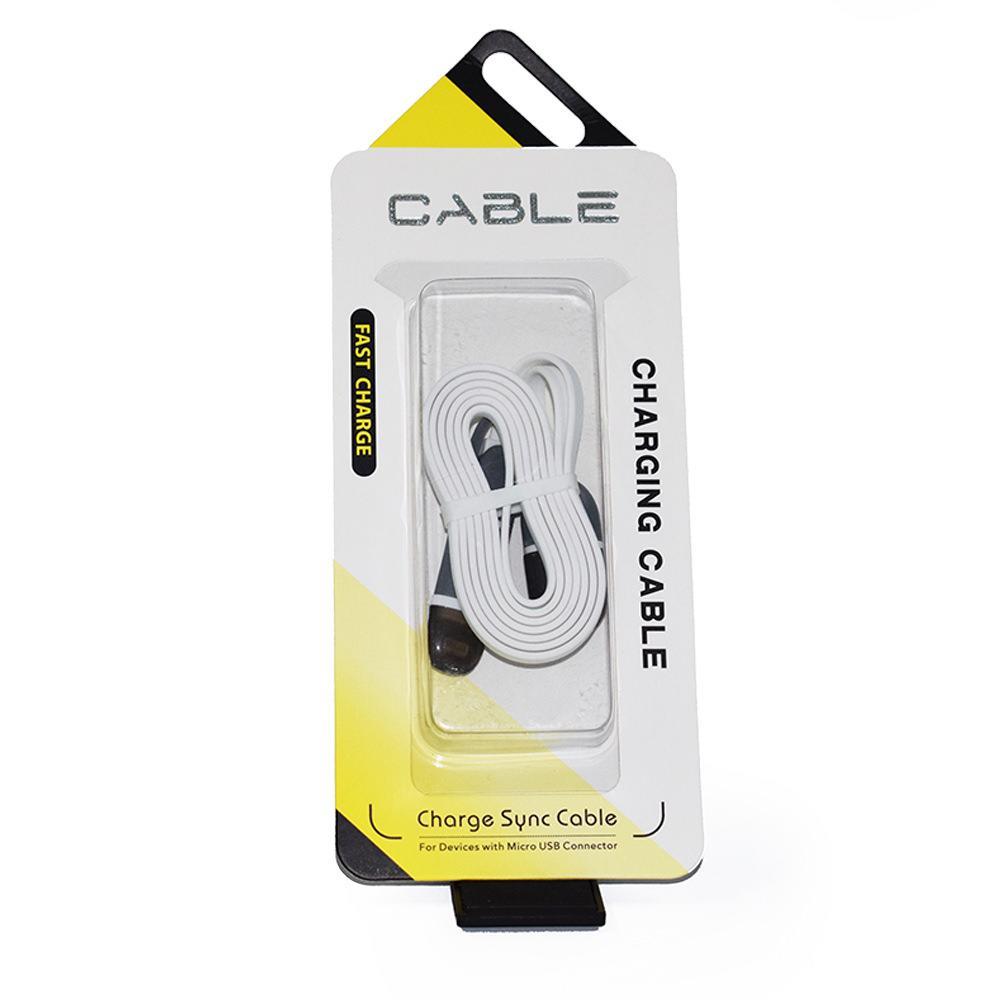 Cable De Datos Usb 2En1 Hibrido Blanco img #3