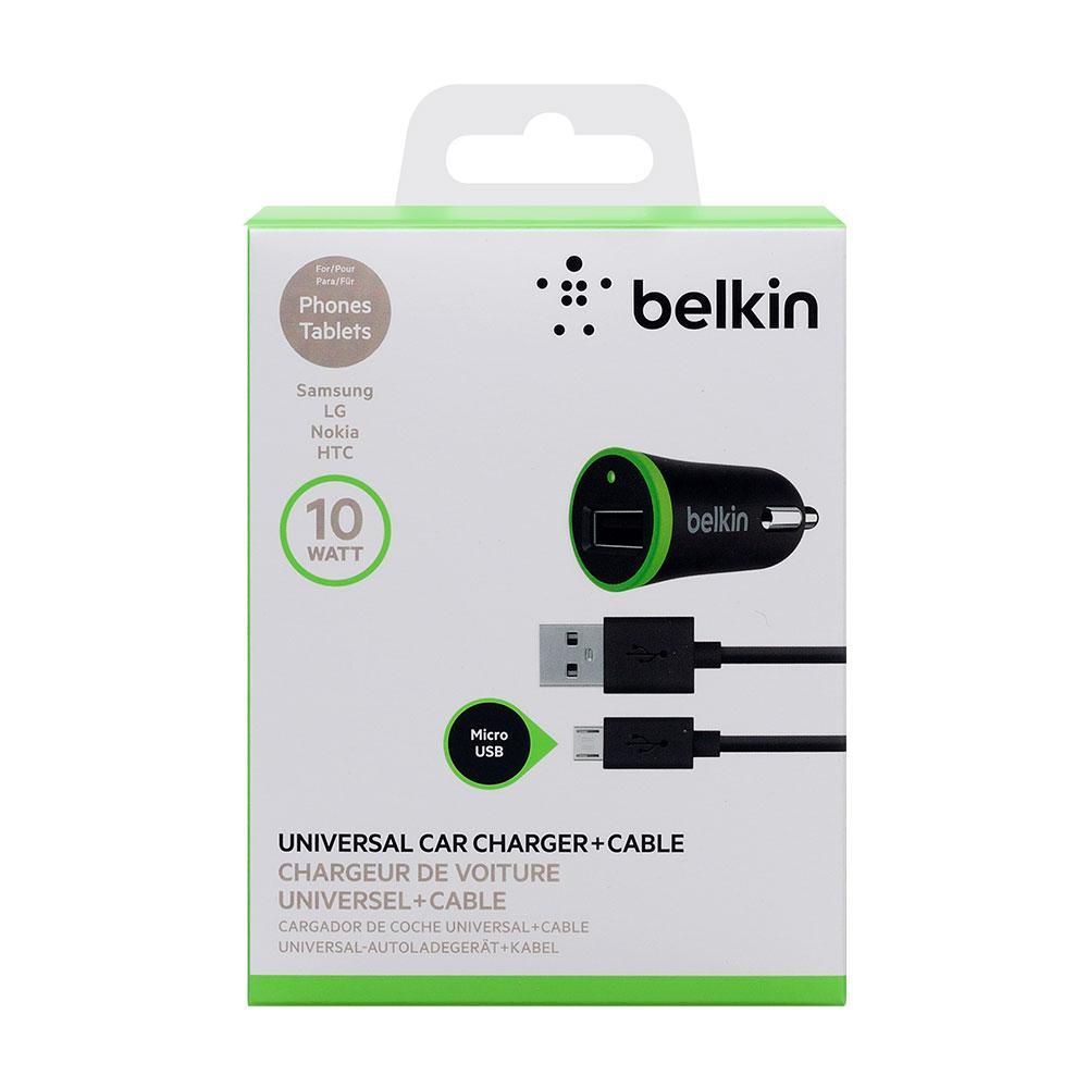 Cargador Belkin Auto 2.1 Amp Microusb Negro F8m668bt04 Blk img #2
