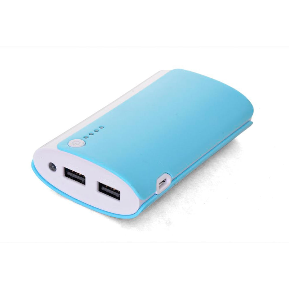 Power Bank 6000Mah Azul Bateria Externa img #2