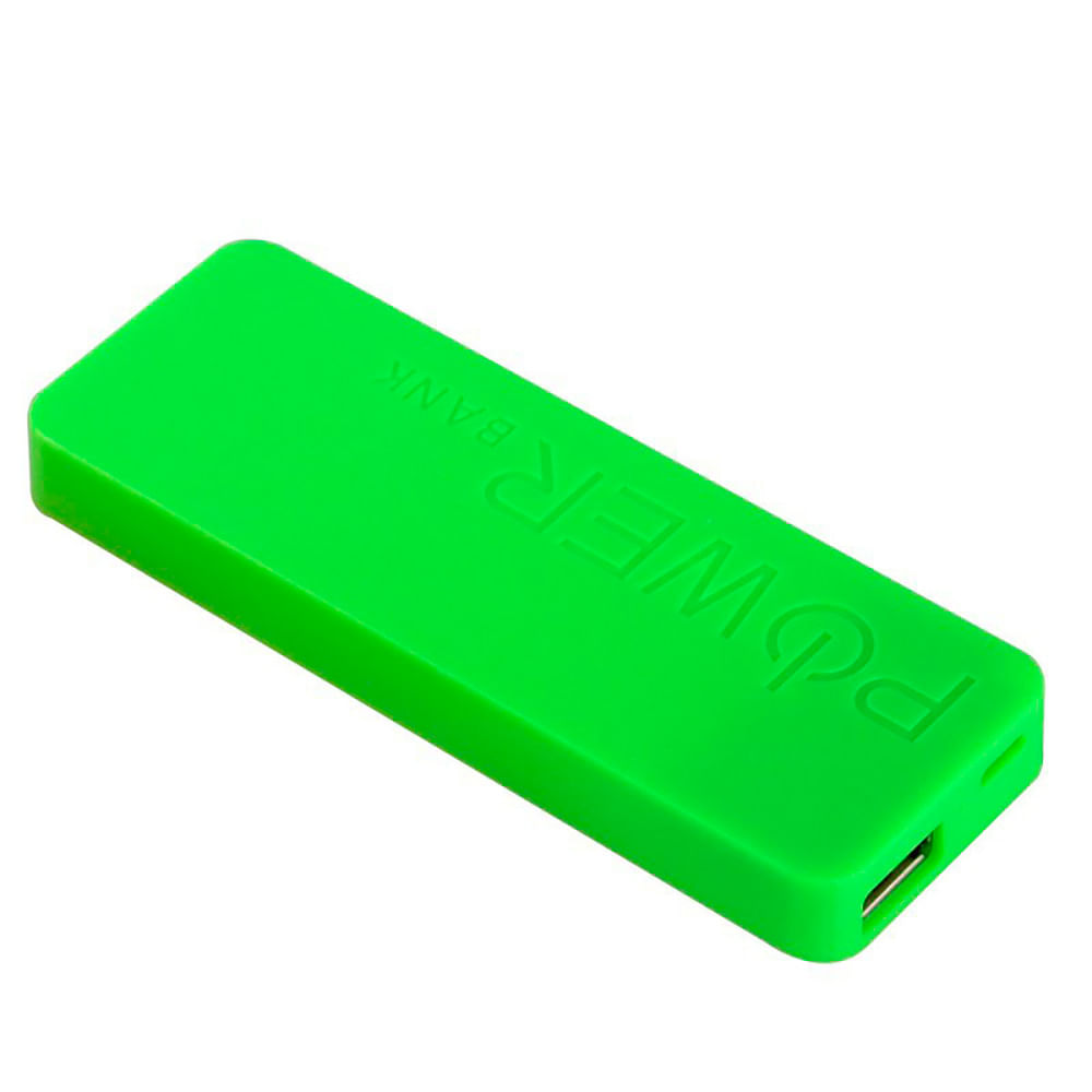Power Bank 2600Mah Ultra Delgada Slim Verde img #2