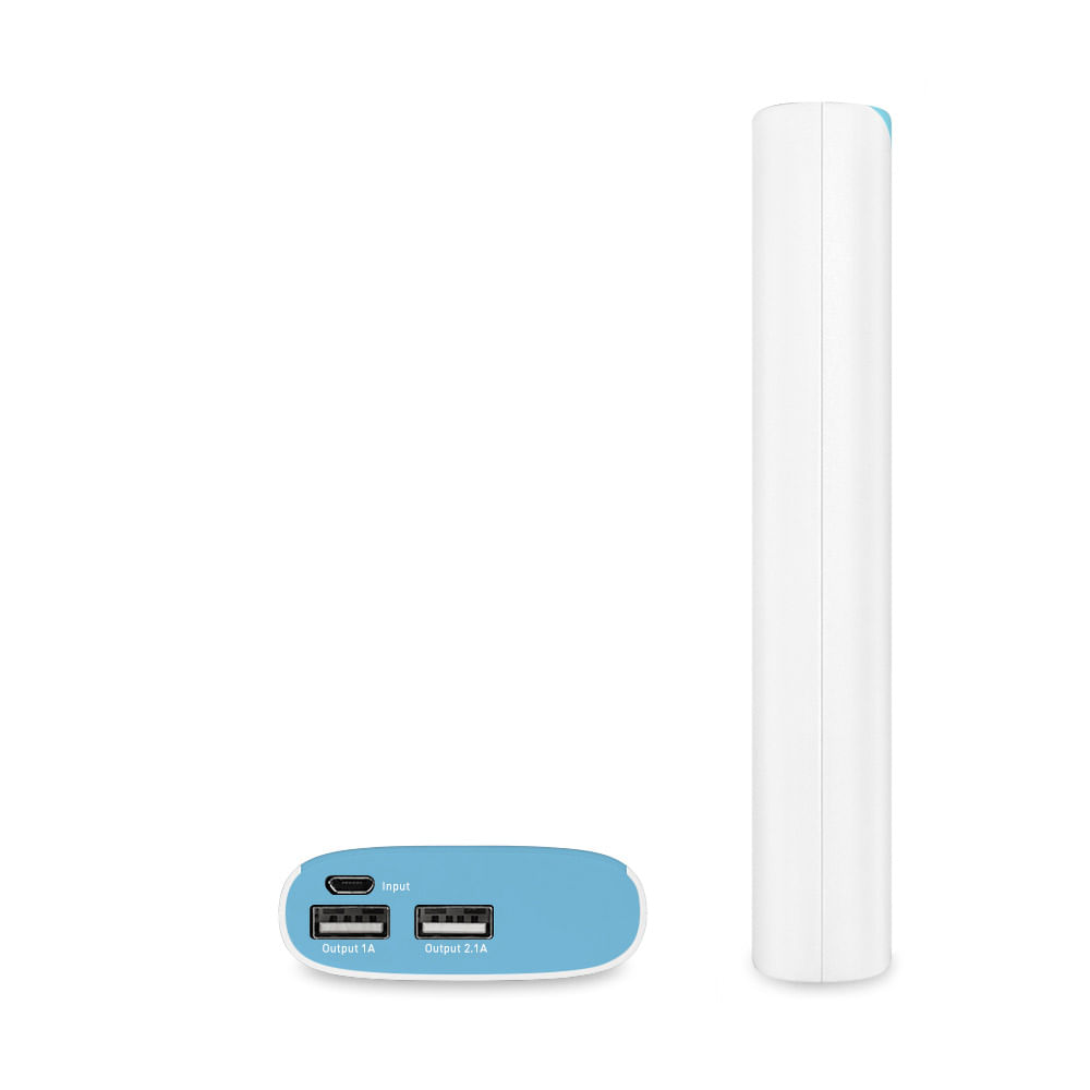 Bateria Externa Power Bank 10400 Mah Blanco Azul img #4