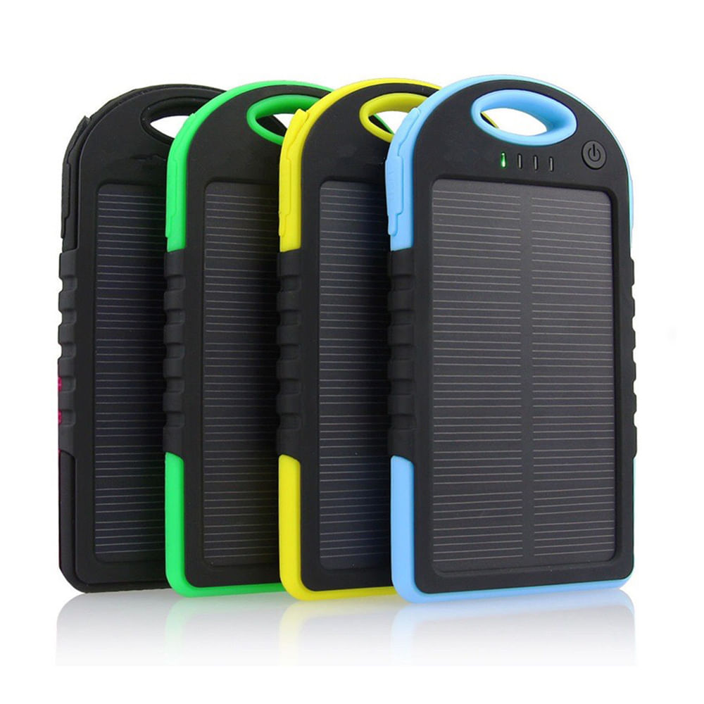 Power Bank Solar 8000 Mah Negro img #3