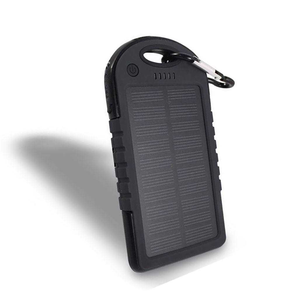 Power Bank Solar 8000 Mah Negro img #1