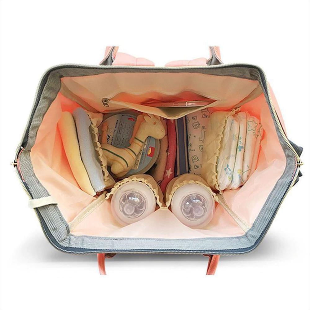 Pañalera Bolso Morral Insular Cambiador Bebe Triangulos img #4