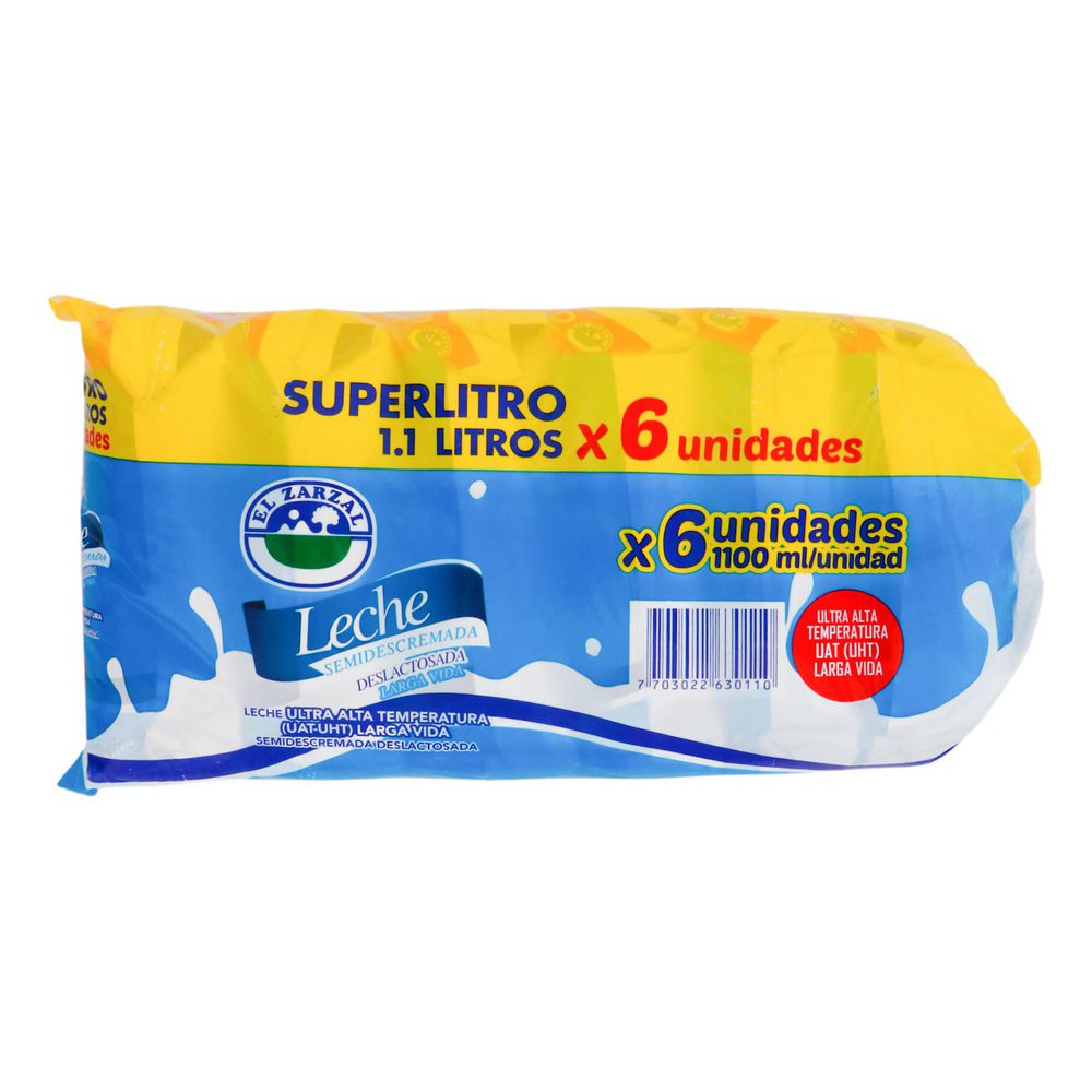 leche EL ZARZAL SMDESCR.DESLACT. (6600  ml) img #1