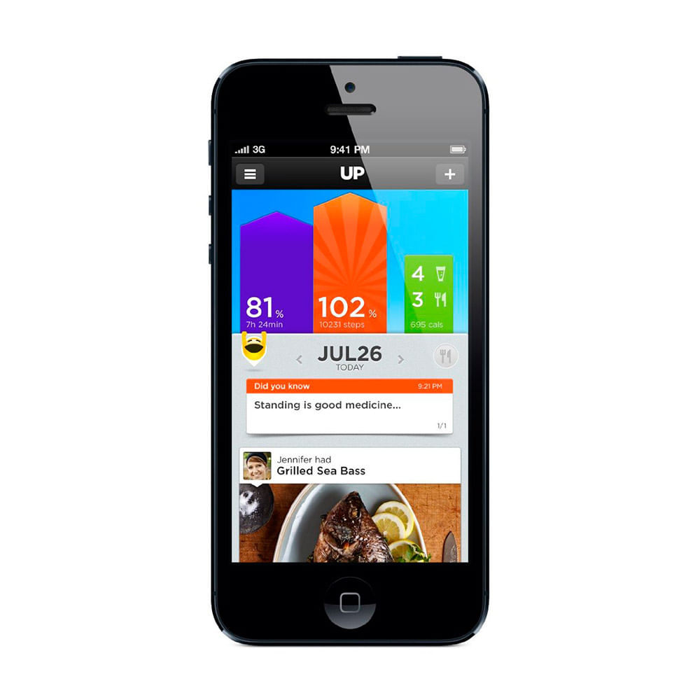 Manilla Inteligente Up Sin Bluetooth Talla M Color Gris Oscuro img #3