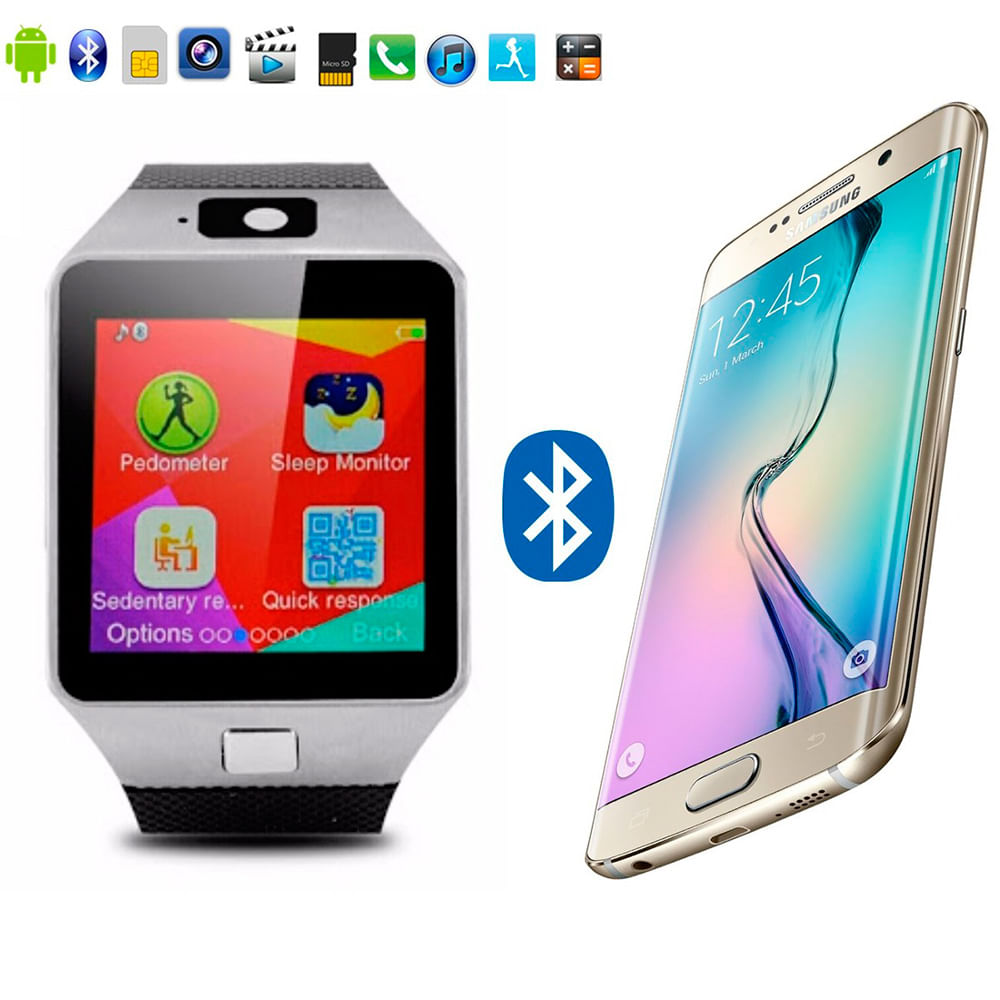 Reloj Inteligente Con Camara, Sim Card Y Sd, Tipo Gear 2 img #2