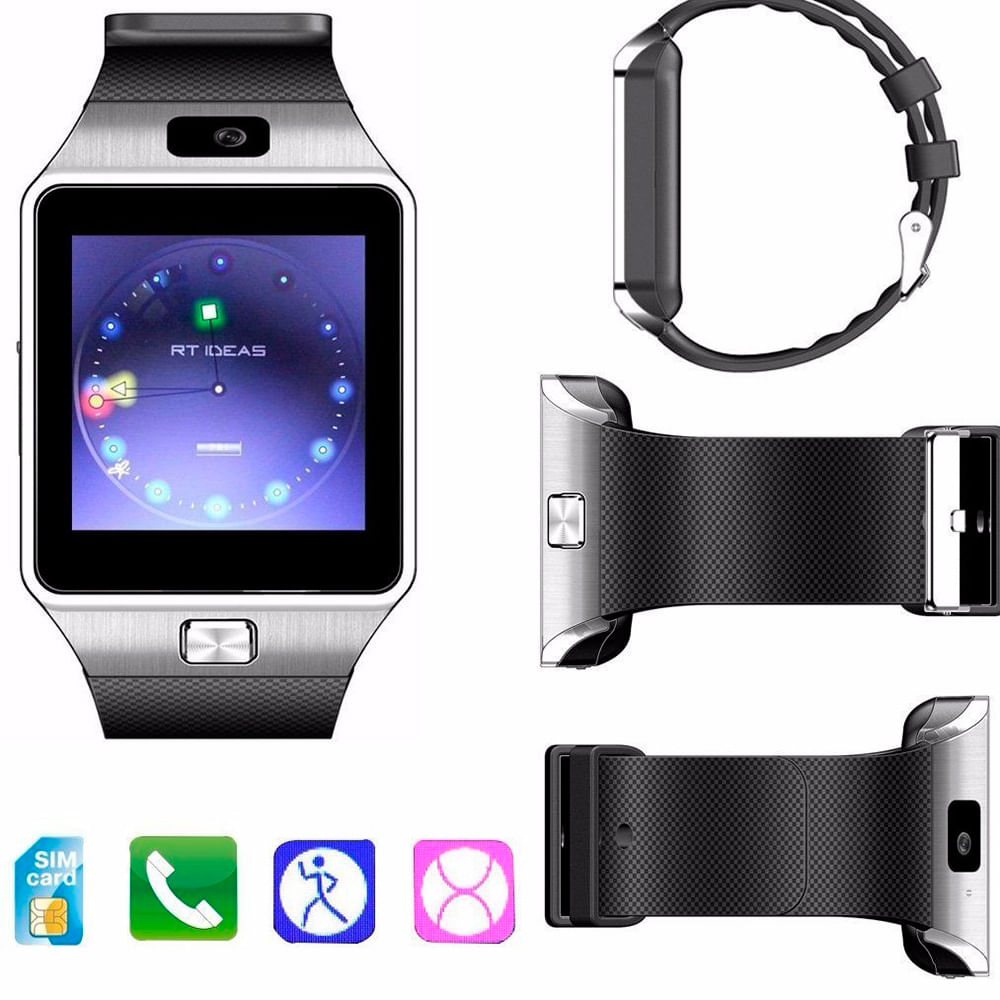 Reloj Inteligente Con Camara, Sim Card Y Sd, Tipo Gear 2 img #3