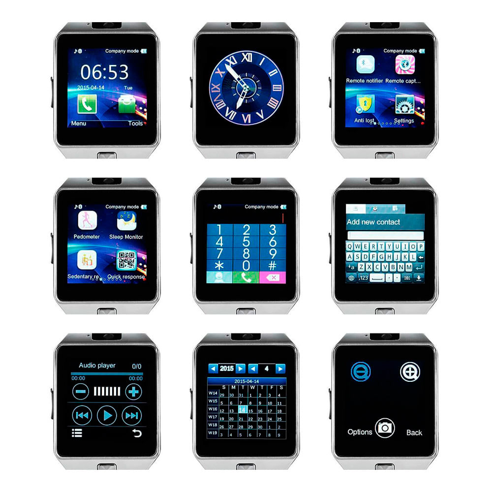 Reloj Inteligente Con Camara, Sim Card Y Sd, Tipo Gear 2 img #4