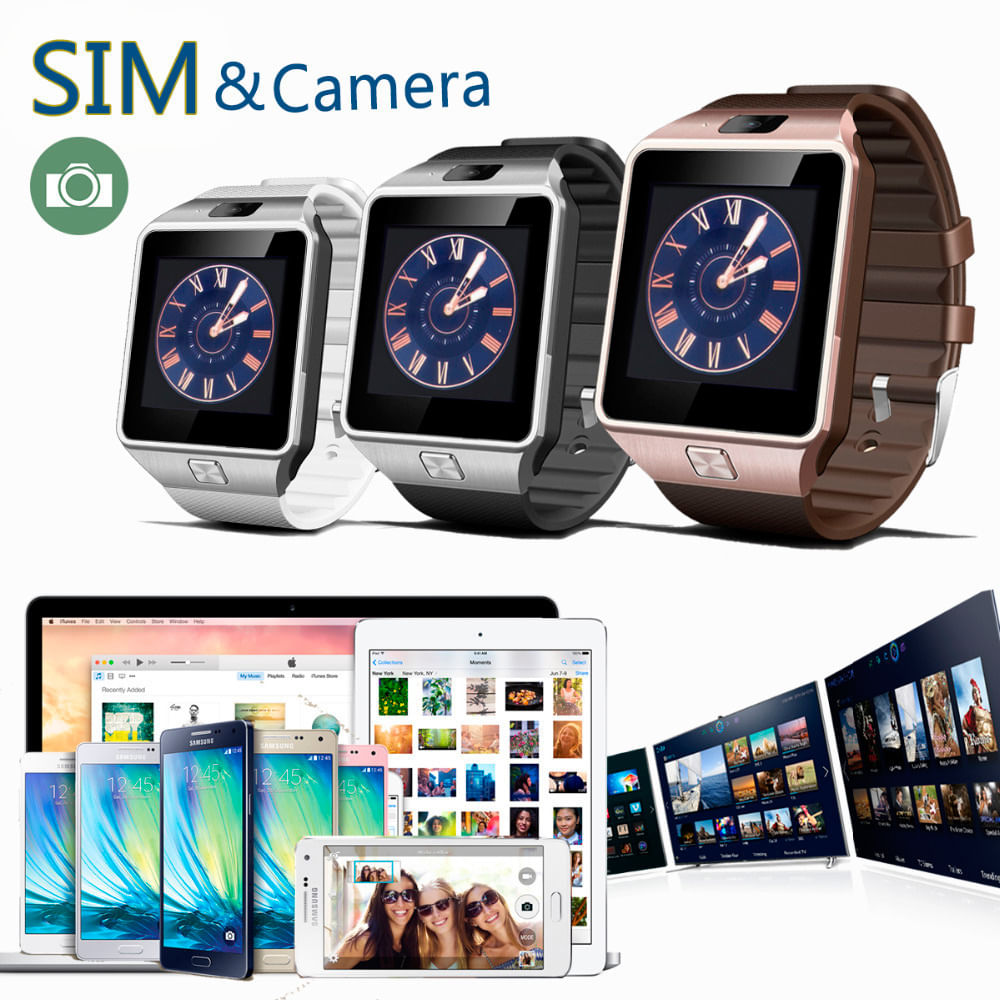 Reloj Inteligente Con Camara, Sim Card Y Sd, Tipo Gear 2 img #5