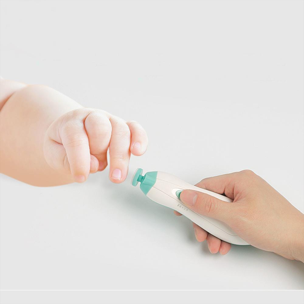 Corta Uñas Rosa Eléctrico Bebe 6 Pza img #2