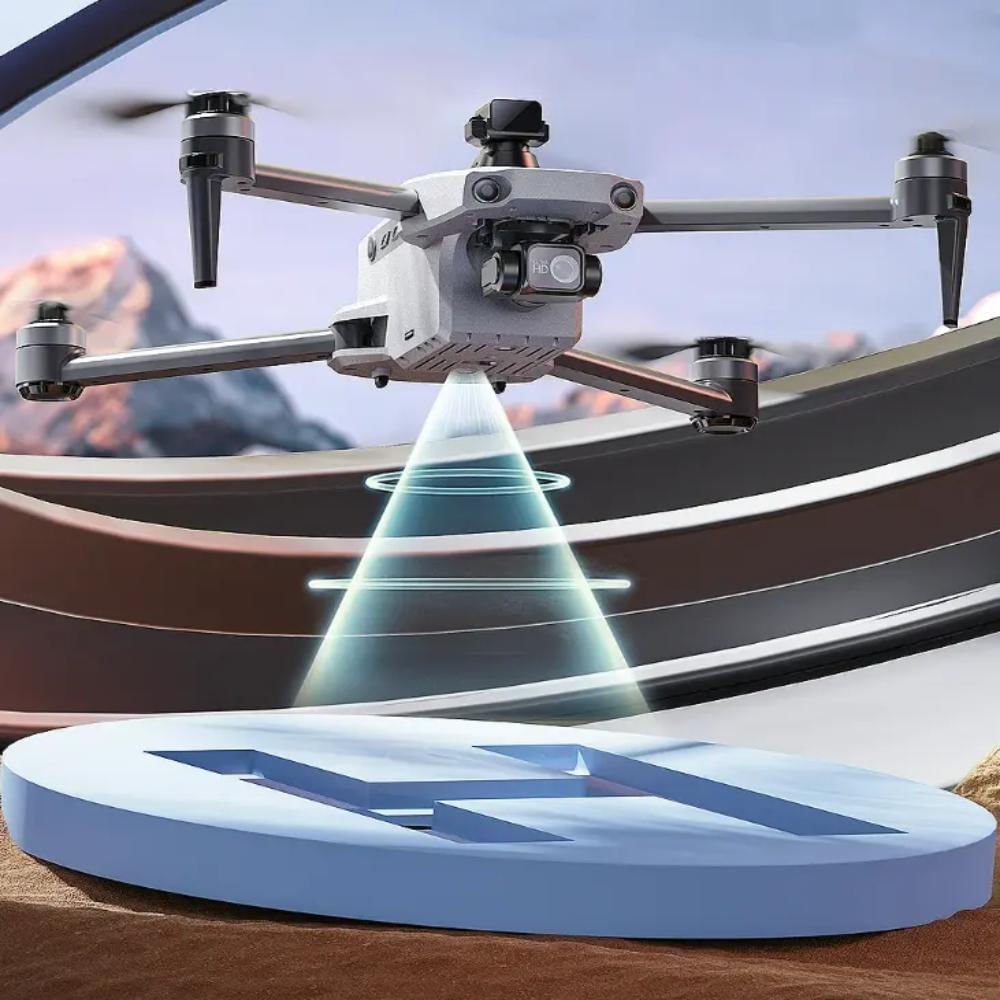 Drone Profesional Hek Rc K11 Turbo Camara 4K 2 Baterías Con Control Táctil Gps Sensor Evita Obstáculos + Maletín img #5