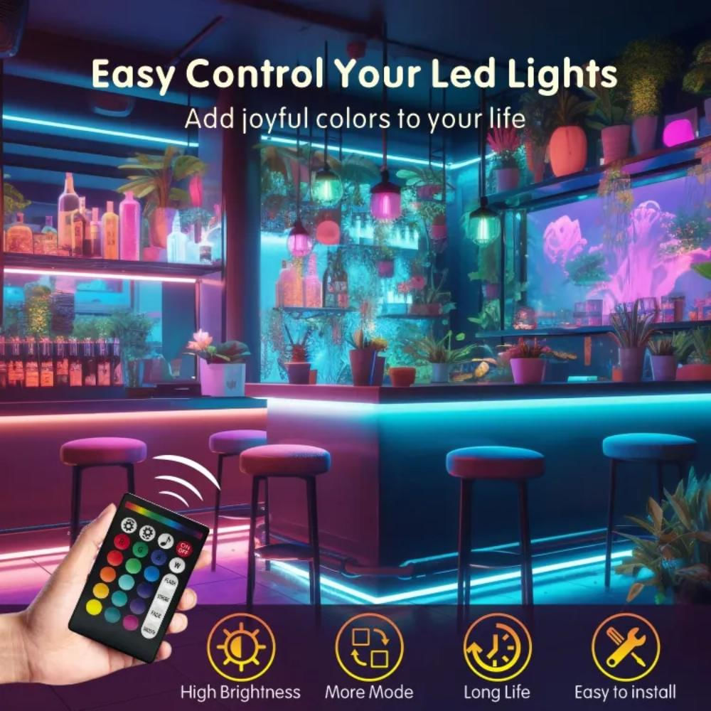 Cinta Luz Led Rgb Flexible 5 Mts Wifi Alexa Control Remoto img #5