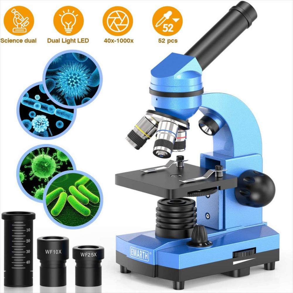 Microscopios Monoculares Compuestos De Laboratorio 40X 1000X img #1