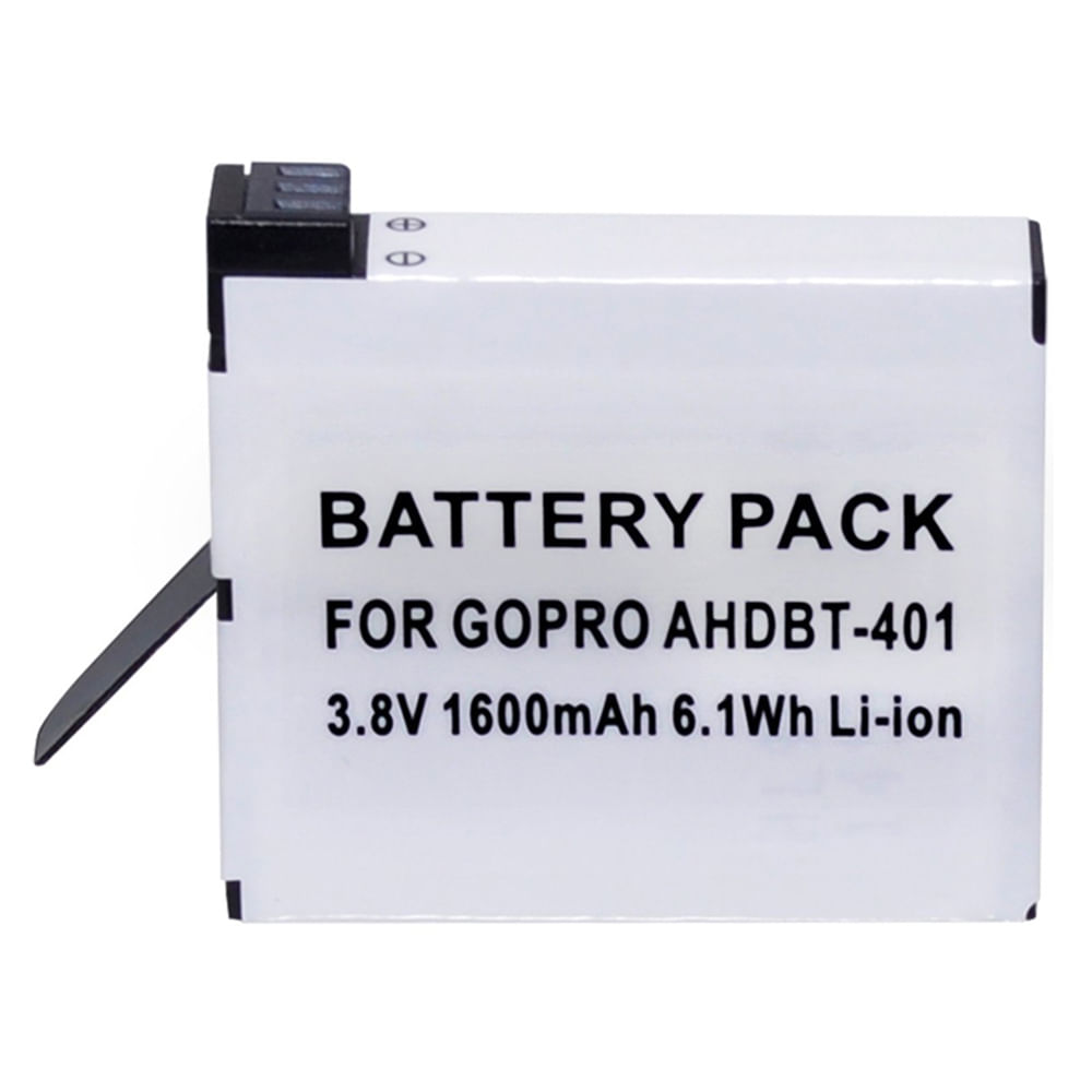 Kit Cargador + 2 Baterias Para Go Pro 4 Silver Y Black img #2