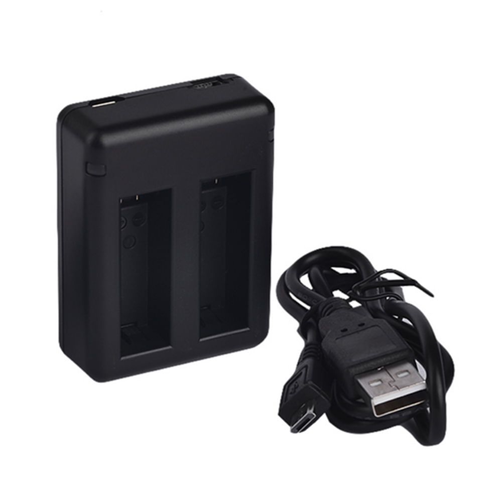 Kit Cargador + 2 Baterias Para Go Pro 4 Silver Y Black img #4