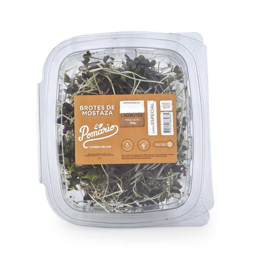 Brotes De Mostaza Pomario 30  gr img #1