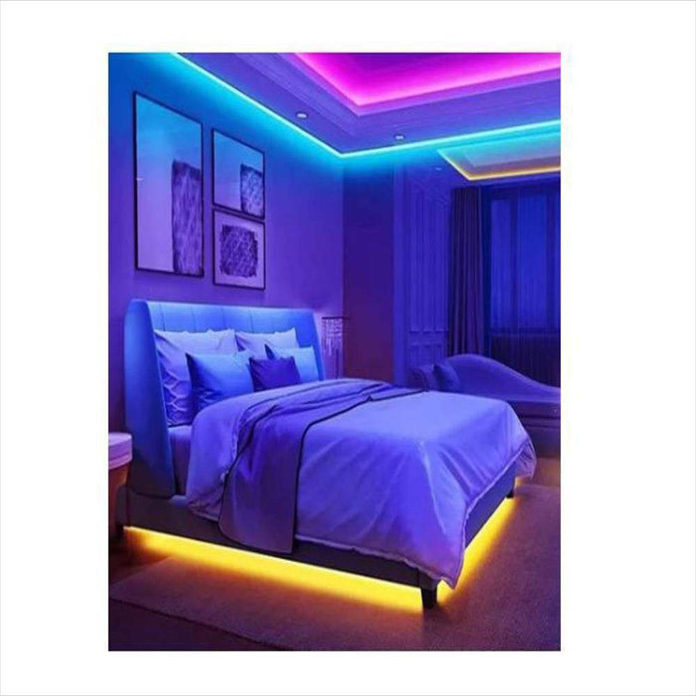Cinta De Luz Led Rgb 60 Metros Tira Led + Control Bluetooth img #2