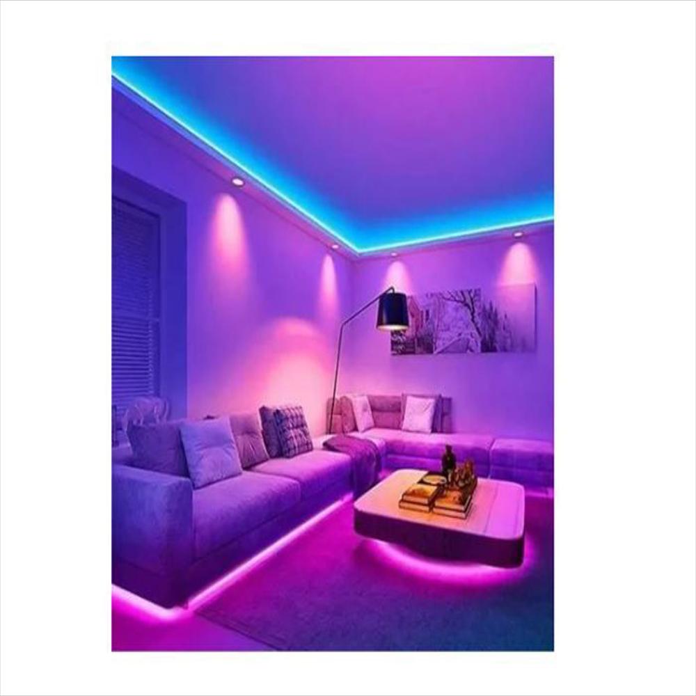 Cinta De Luz Led Rgb 60 Metros Tira Led + Control Bluetooth img #3