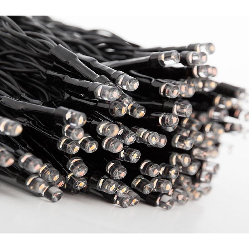 Extension De 100 Led Navidad Cable Verde Blanca img #4