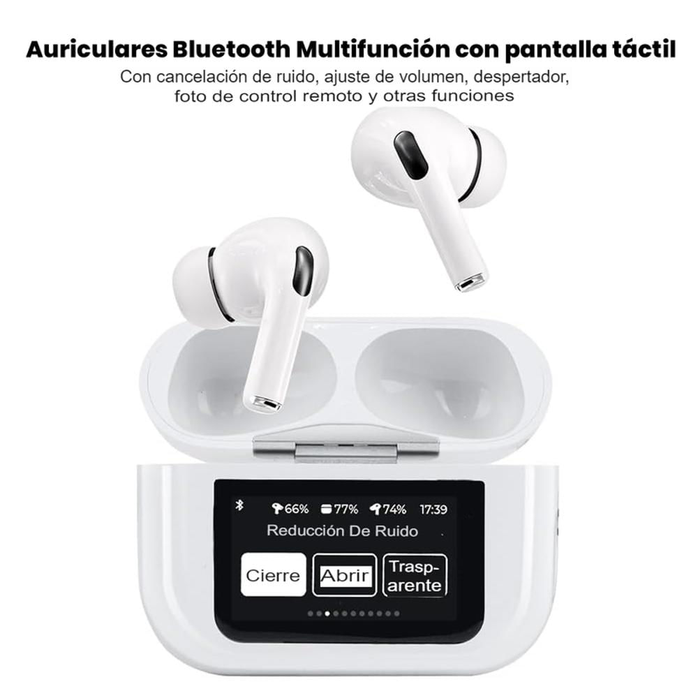 Audifonos Bluetooth Inalambricos Pro Pantalla Táctil Anc/Enc img #3