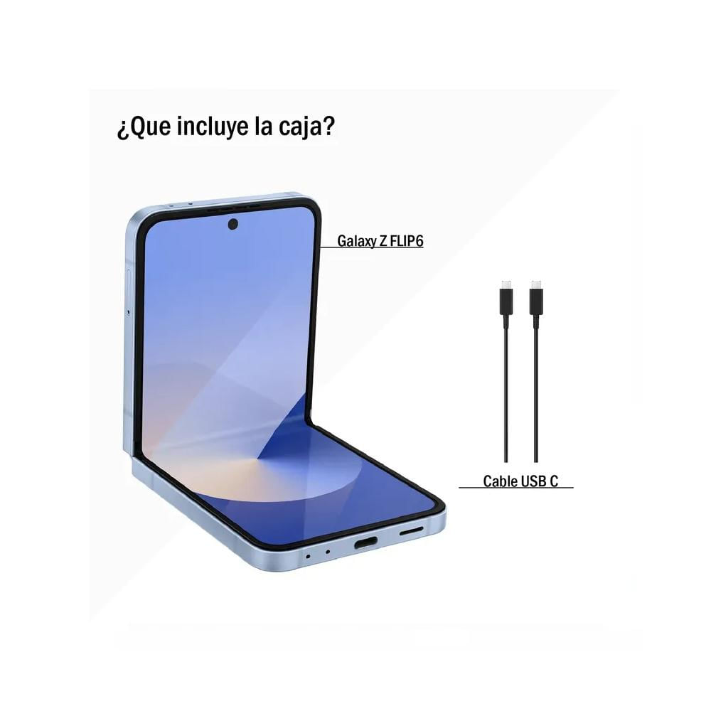 Celular Samsung Galaxy Z Flip 6 256Gb 12Gb Ram Azul img #4