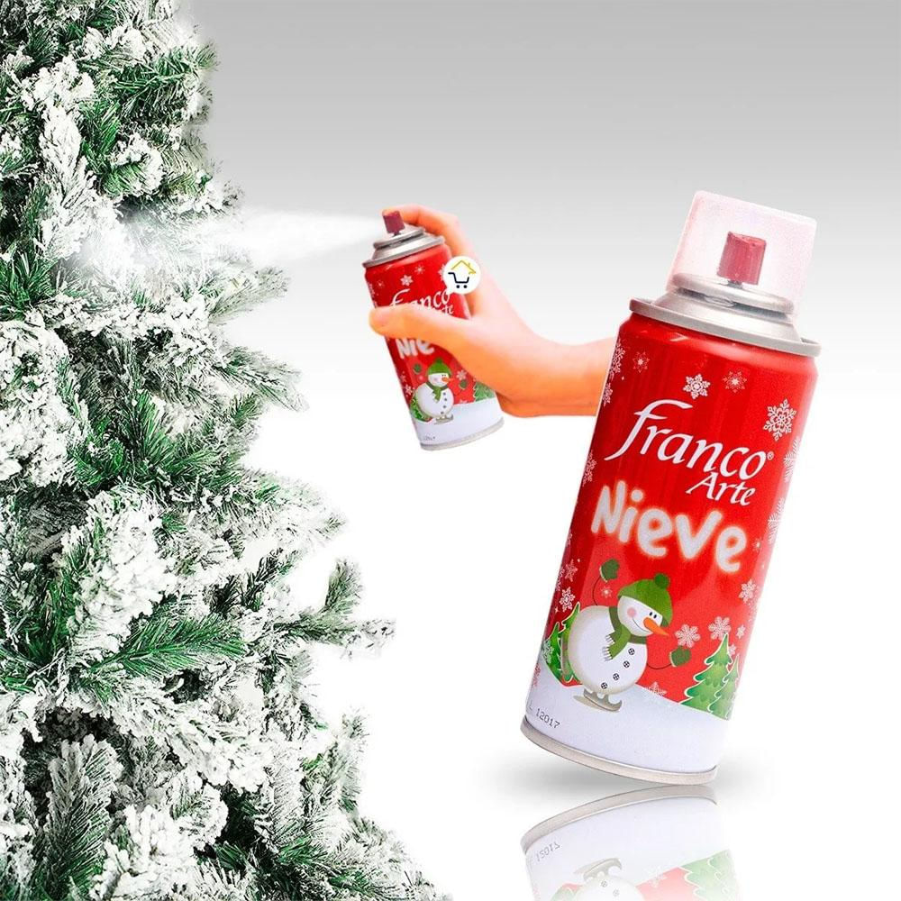 Espuma Nieve Artificial Spray 120Ml Decoración Navidad img #2