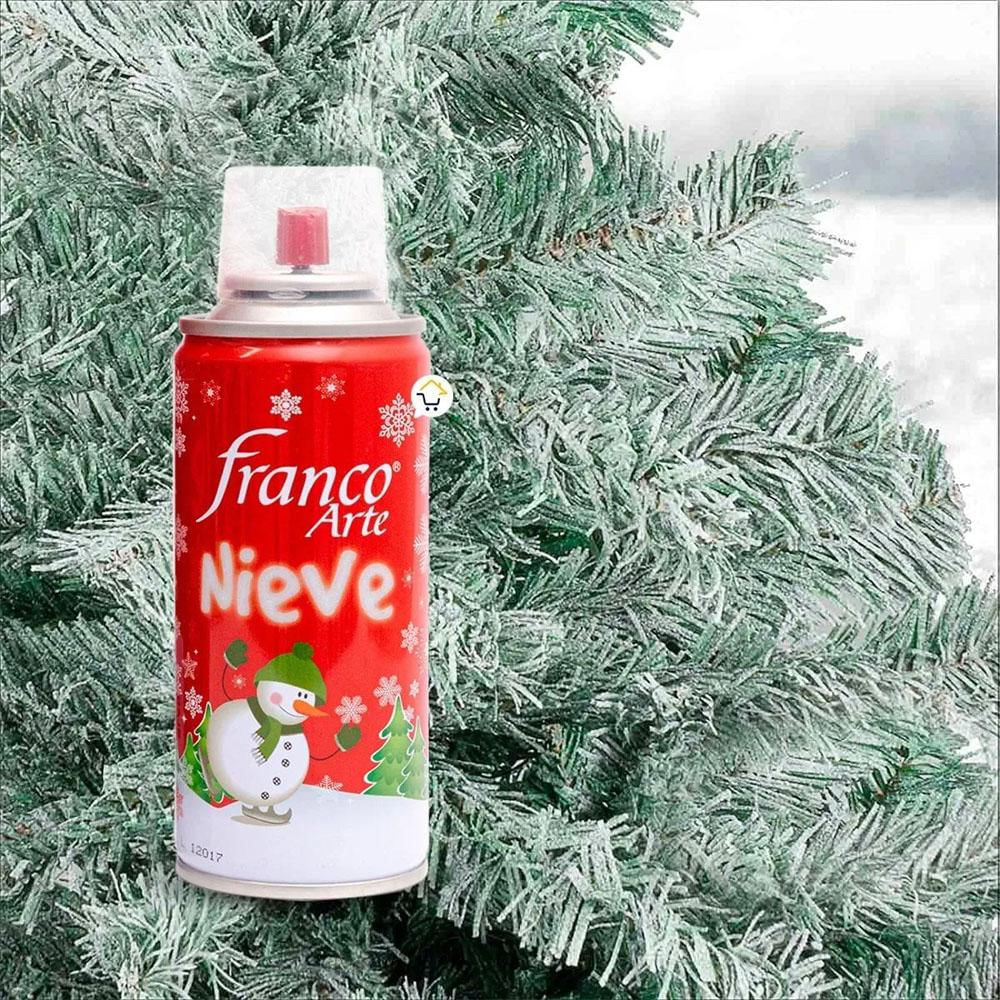 Espuma Nieve Artificial Spray 120Ml Decoración Navidad img #4