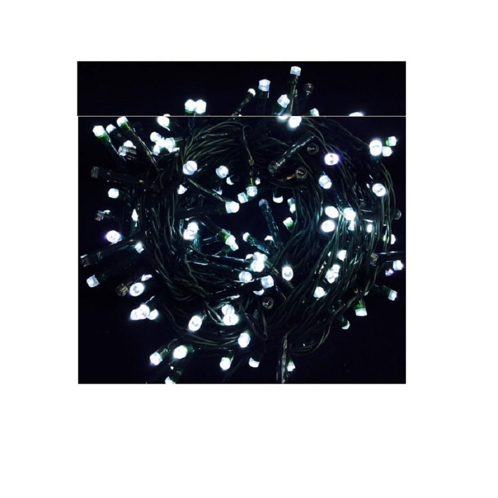 Luz Navidad Lineal 24 Metros 400 Bombillos Blanca img #1