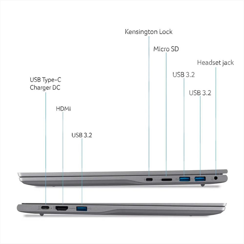 Portatil Acer Aspire Lite Intel Core I7 1255U Ssd 2Tb Ram 24Gb Led 16 pulgadas Fhd img #4