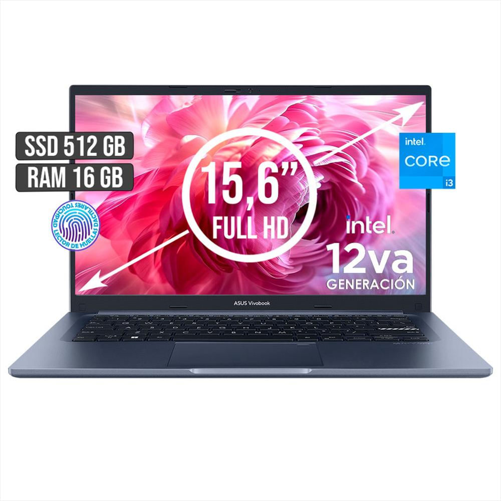 Portatil Asus Vivobook Intel Core I3 1215U Ssd 512Gb Ram 16Gb Led 15,6 Full Hd img #1