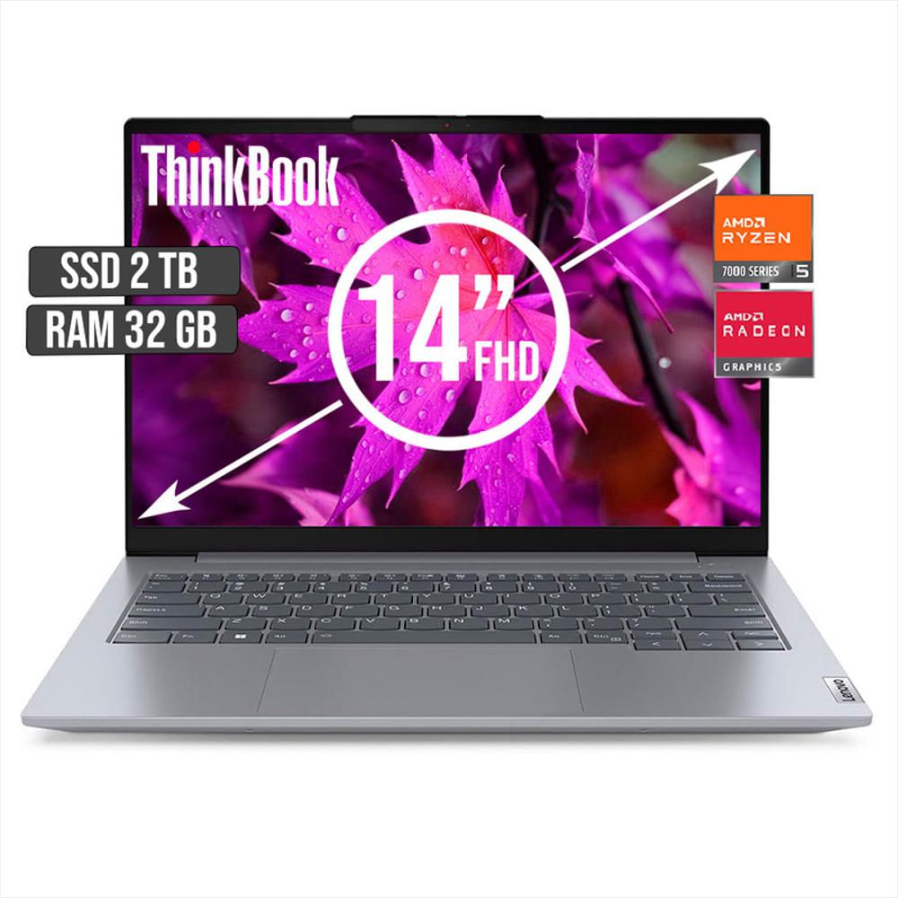 Lenovo Thinkbook Amd Ryzen 5 7430U Ssd 2Tb Ram 32Gb Led 14 Full Hd img #1