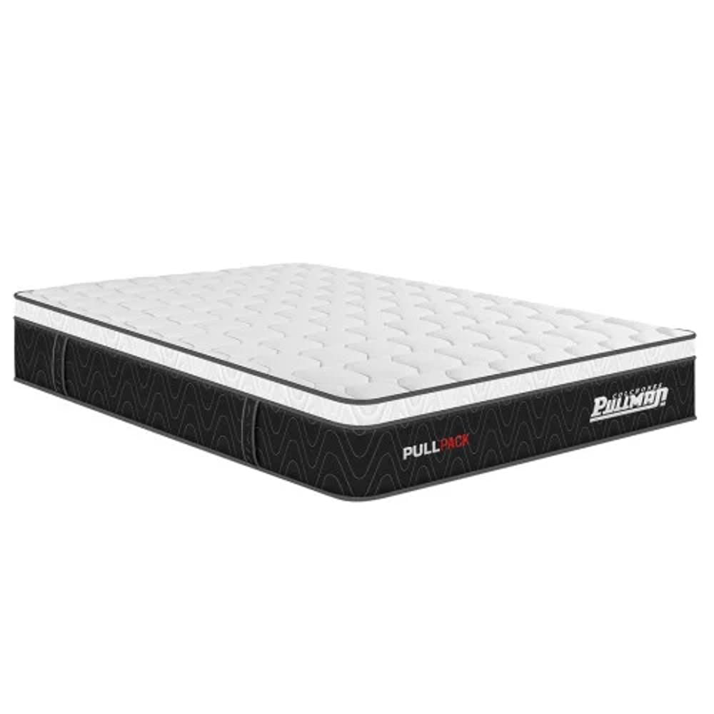 Colchón Pullman King (200X200) Pullpack Euro U Banda Negra img #1