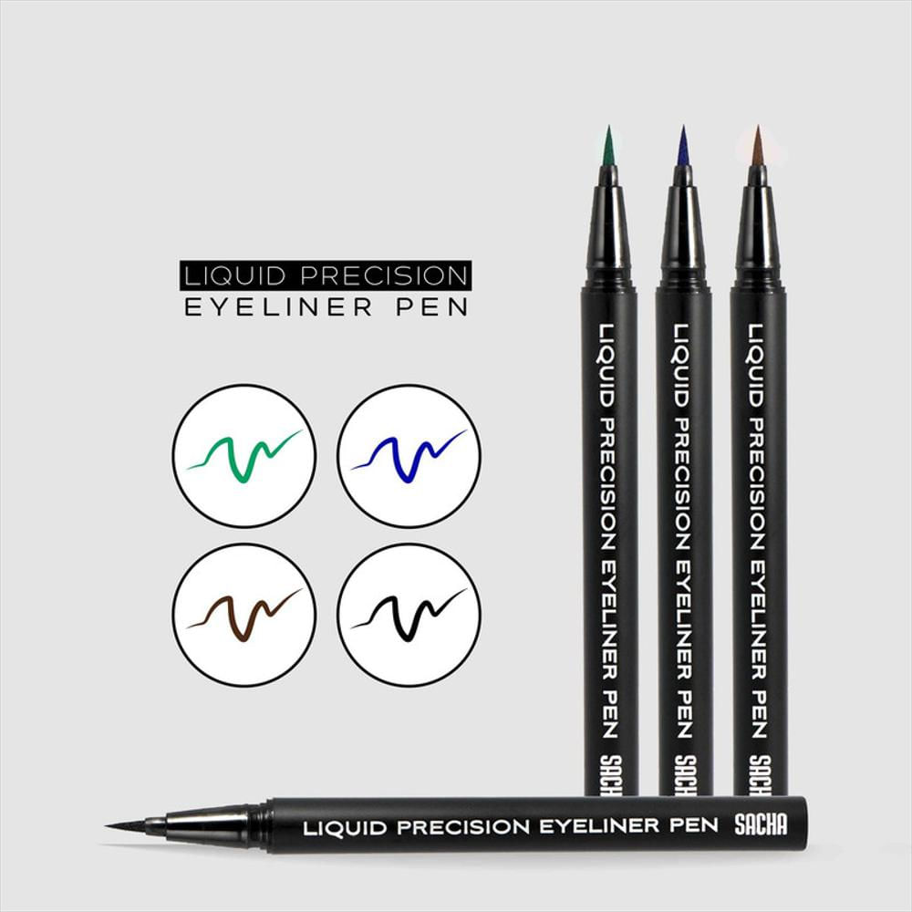 Sacha Liquid Precision Pen Eyeliner Green img #3