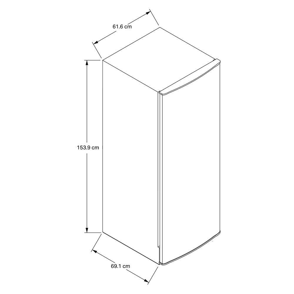 Congelador Vertical 249 Lt Brutos WHIRLPOOL WVU26EKTWF img #4