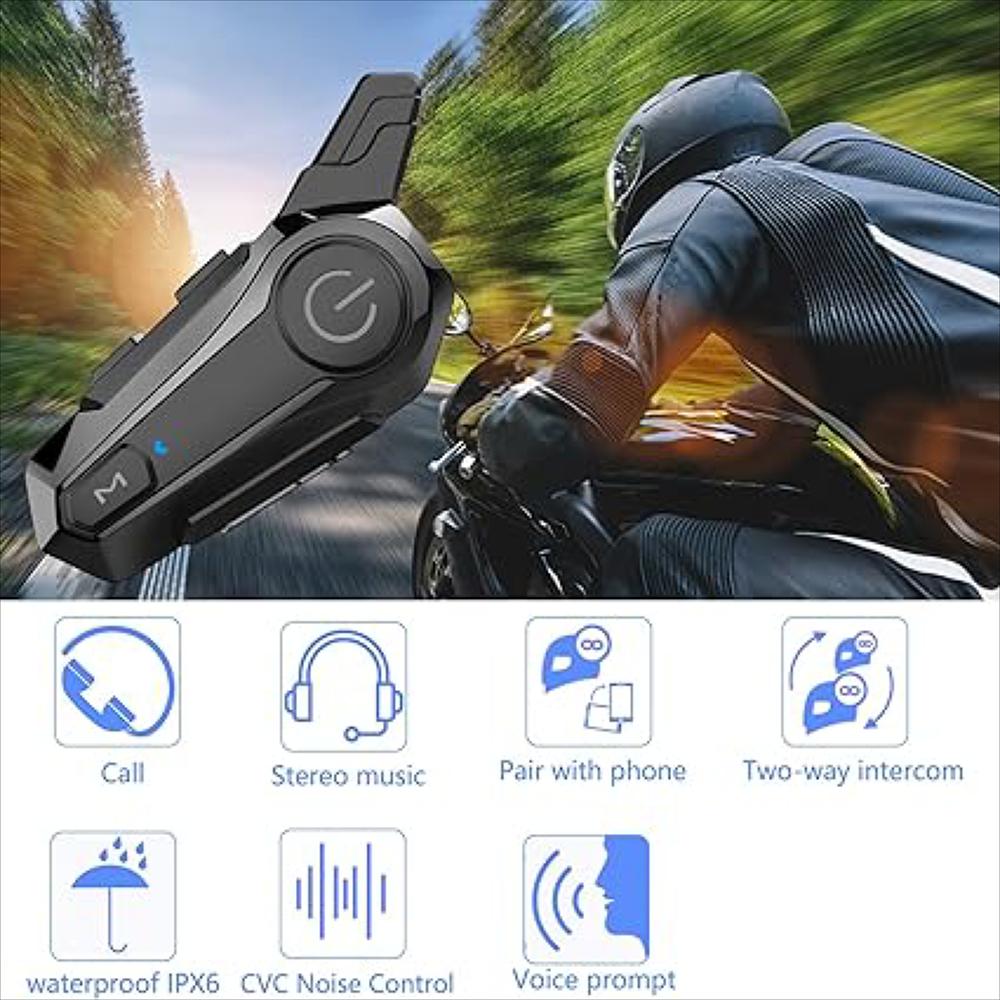 Intercomunicador Para Moto Bluetooth E1 Auricular img #4