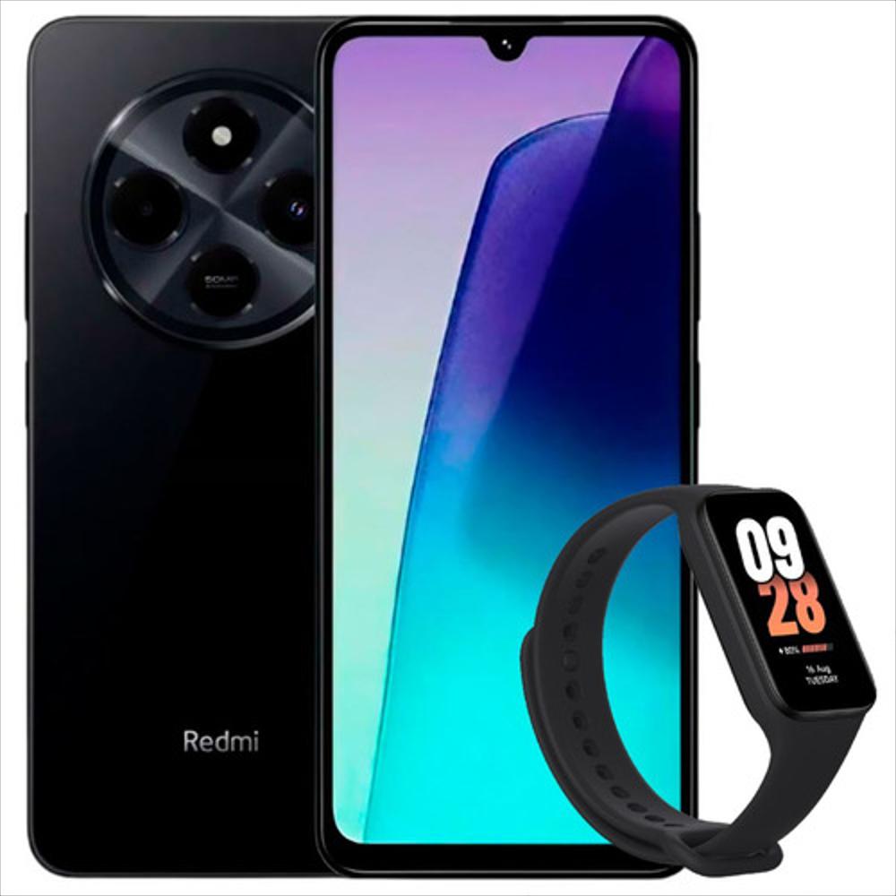 Celular Xiaomi Redmi 14C 128Gb /4Gb, Blk + Band 8 Active, Blk img #1