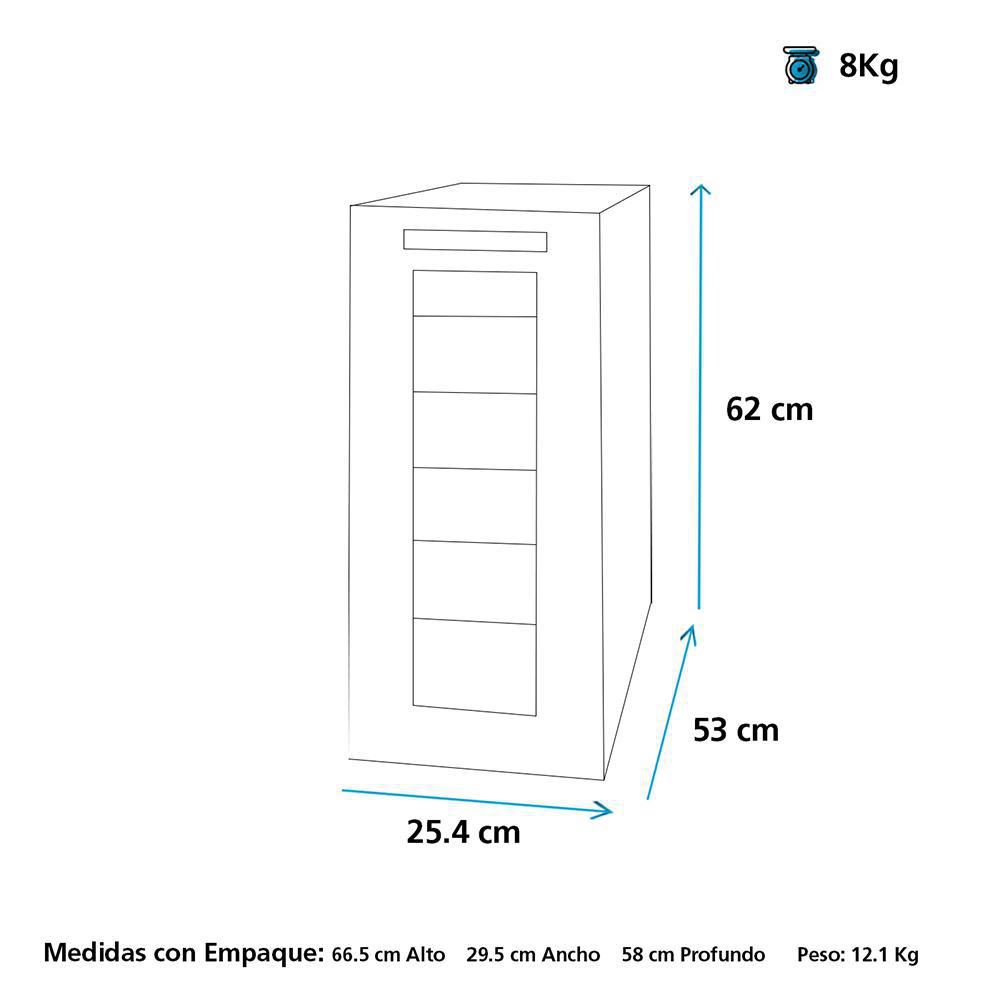 Nevera para vinos 12 botellas GENERAL ELECTRIC GW12XDBB img #4
