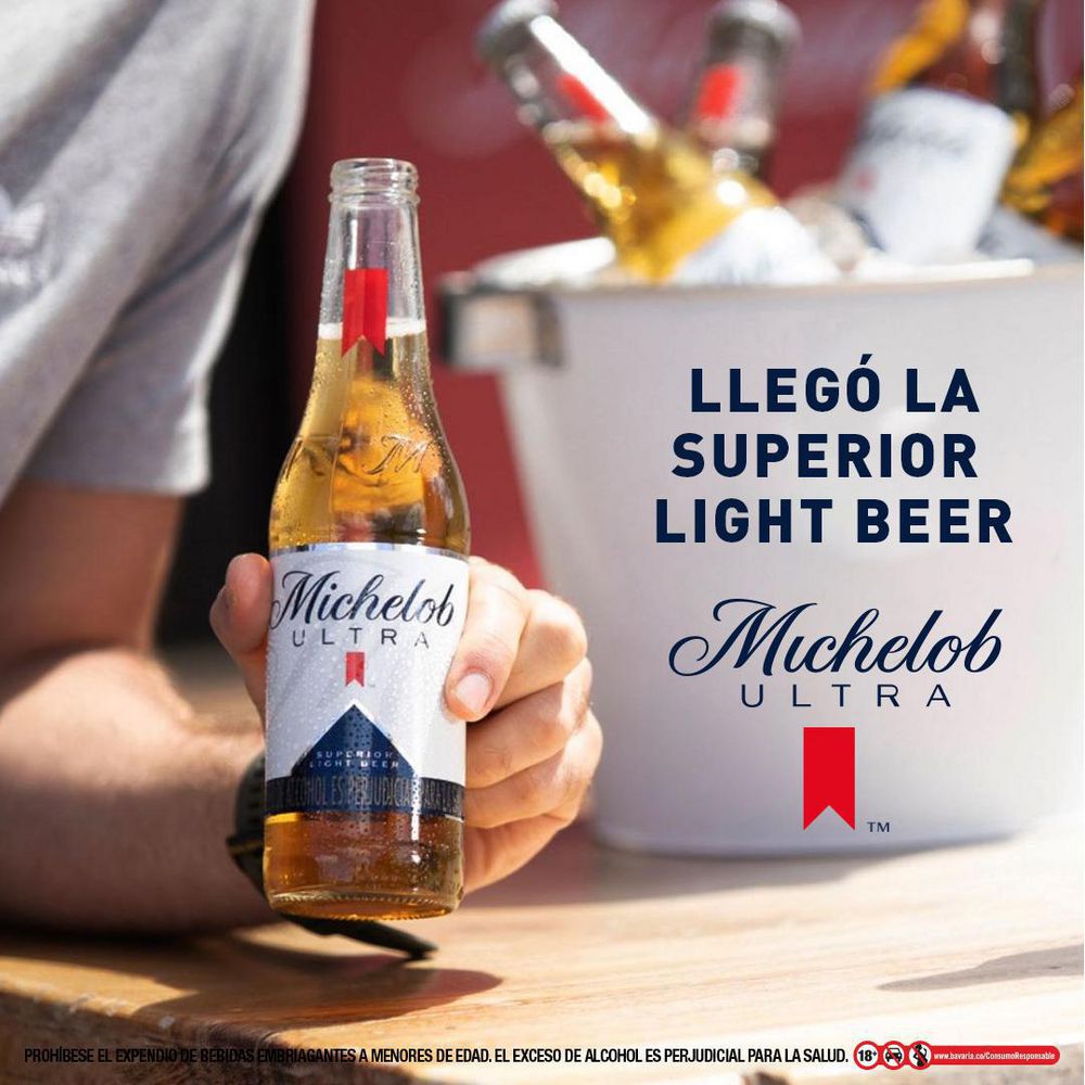Cerveza MICHELOB ULTRA superior botella x6und (2130  ml) img #4