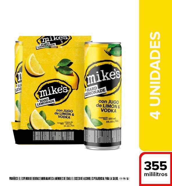 Coctel MIKES jugo de limón con vodka lata x4und (1420  ml) img #1