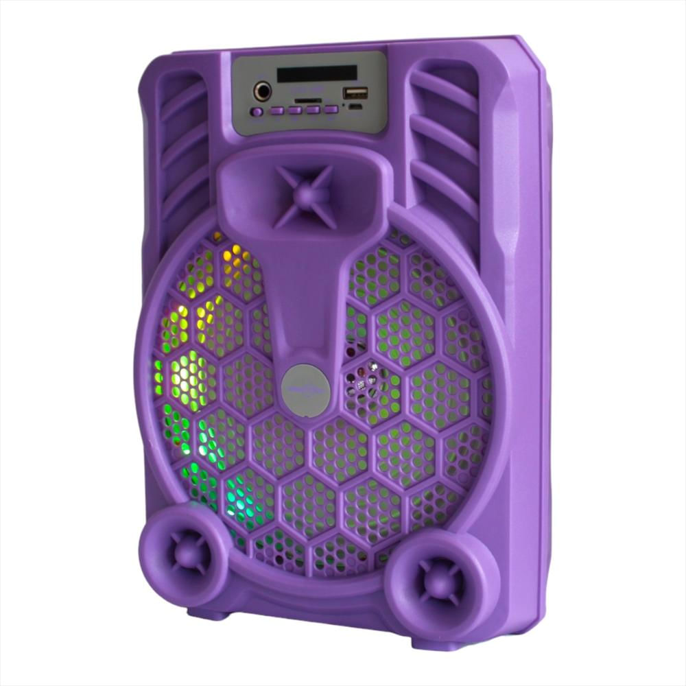 Parlante Bluetooth Portatil Con Microfono Y Luces Rgb 86 img #2
