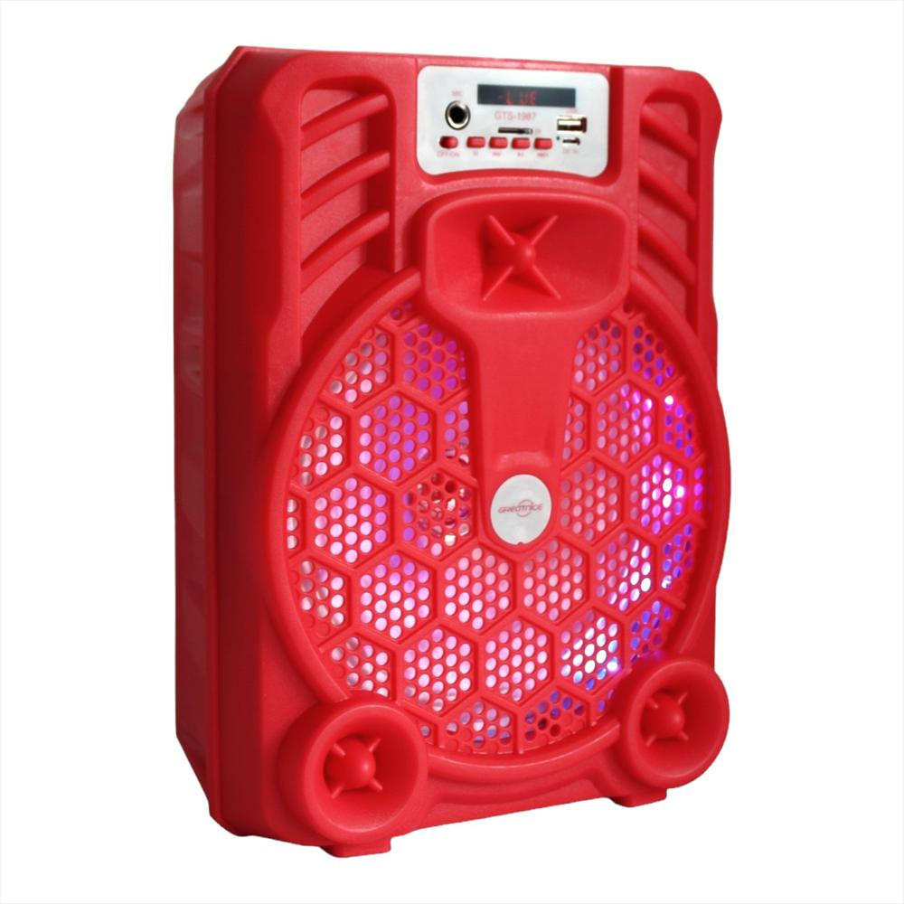 Parlante Bluetooth Portatil Con Microfono Y Luces Rgb 86 img #3