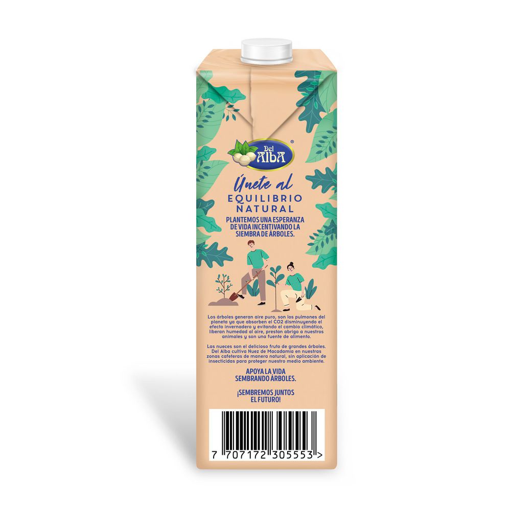 Bebida  DEL ALBA AVELLANA SIN AZUCAR (946  ml) img #2