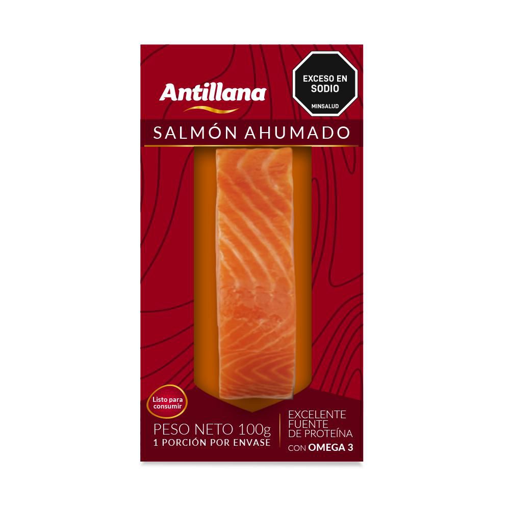 Salmón ahumado natural ANTILLANA porción (0.95  gr) img #1