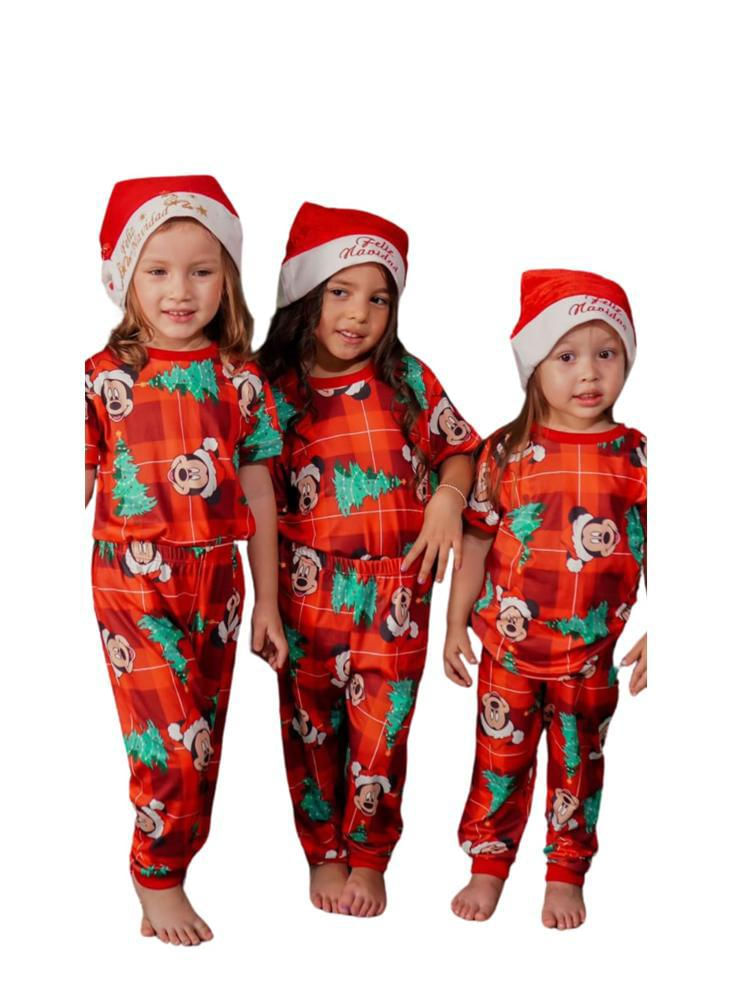 Pijama Navideña Para Niña Pantalon Y Camisa img #2