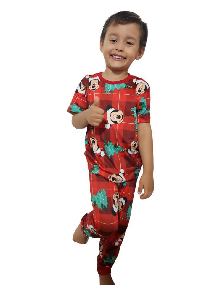 Pijama Navideña Para Niña Pantalon Y Camisa img #3