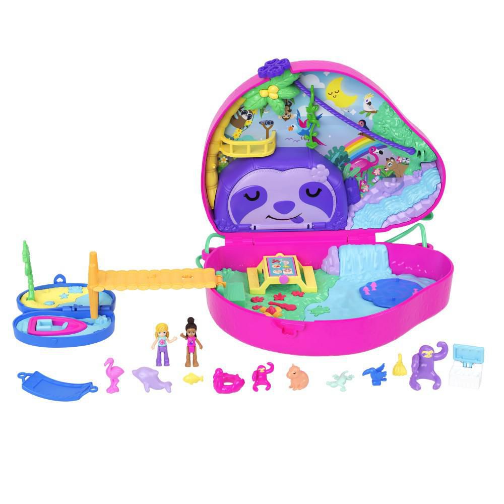 Set de juego  Bolso Familia de Perezosos POLLY POCKET img #4