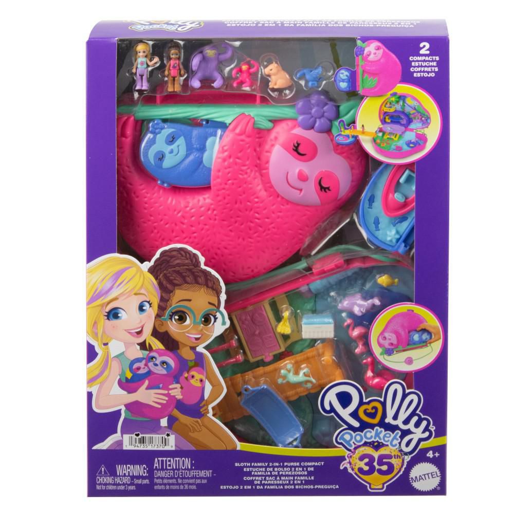 Set de juego  Bolso Familia de Perezosos POLLY POCKET img #6