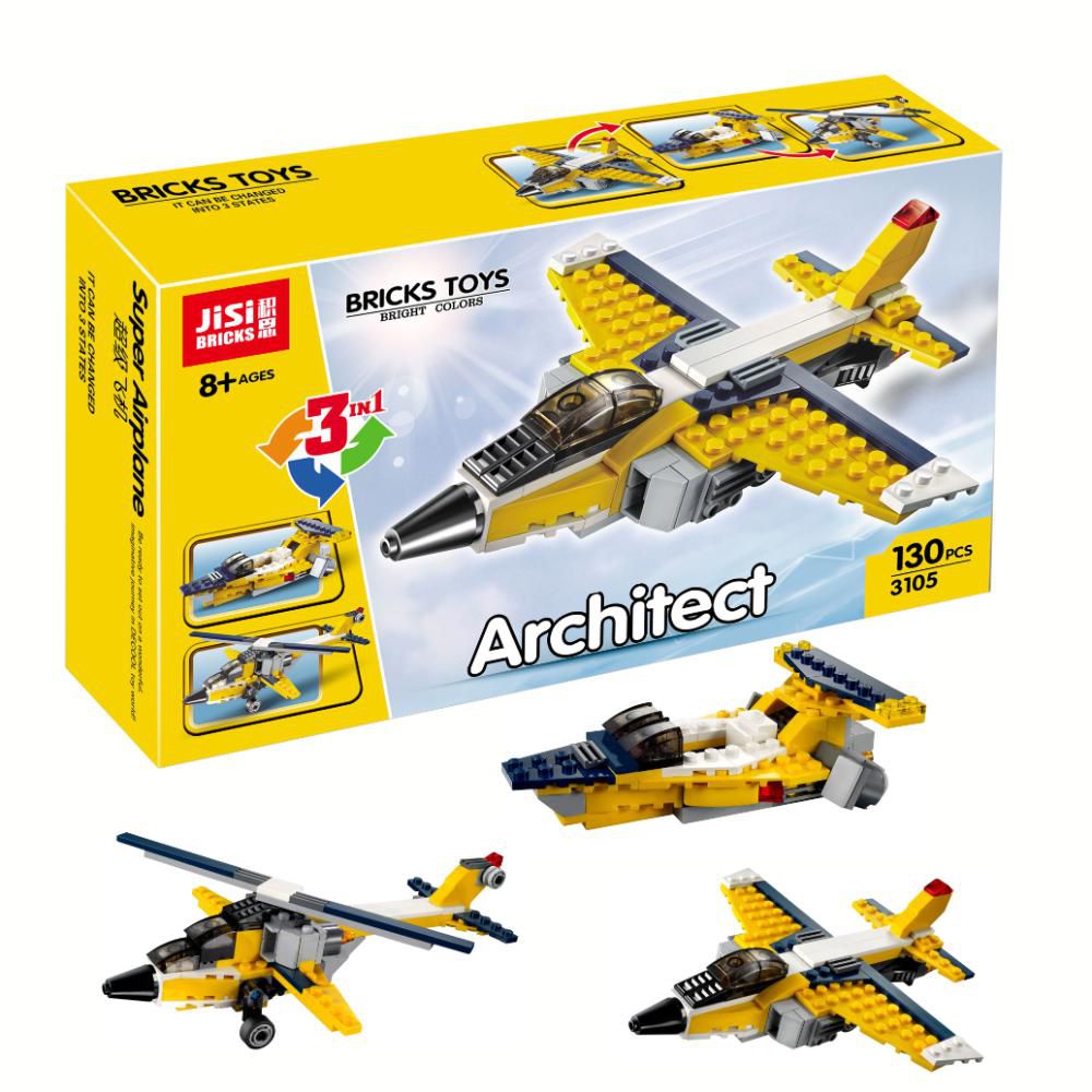 PLASTICOS ASOCIADOS ARCHITEC BLOQUES 130 PIEZAS CAJA Avion img #1